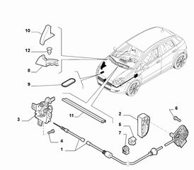 ΜΟΝΩΣΗ ΚΑΠΟ ΕΜΠΡΟΣ ΔΕΞΙΑ FIAT GRANDE PUNTO