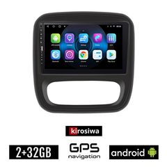 OPEL VIVARO (2014 - 2020) Android οθόνη αυτοκίνητου 2GB με GPS WI-FI (ηχοσύστημα αφής 9" ιντσών OEM Youtube Playstore MP3 USB Radio Bluetooth Mirrorlink εργοστασιακή, 4x60W, Navi) WR7078298