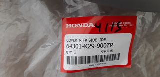 ΚΑΛΥΜΜΑ ΕΜΠΡΟΣ ΑΡΙΣΤΕΡΟ HONDA ΓΝΗΣΙΟ SH MODE125 ΜΕΤΑΛΙΚΟ ΜΑΤ ΑΣΗΜΙ ΝΗΒ18Μ 64301-K29-900ZP-thumb-3