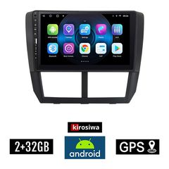 SUBARU IMPREZA (2008-2013) Android οθόνη αυτοκίνητου 2GB με GPS WI-FI (ηχοσύστημα αφής 9" ιντσών OEM Youtube Playstore MP3 USB Radio Bluetooth Mirrorlink εργοστασιακή, 4x60W, Navi) WR7078356