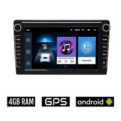 4GB 8" ιντσών Android οθόνη αυτοκινήτου με GPS (ηχοσύστημα αφής WI-FI 2DIN OEM Youtube Playstore Spotify MP3 USB Radio Bluetooth Mirrorlink 4x60W navi πλοηγός Universal 2-DIN) K70794KL