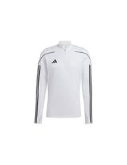 Adidas Ανδρική Μπλούζα με Φερμουάρ Μακρυμάνικη Λευκή IC7878