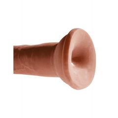 8" Triple Density Cock - Brown-thumb-3