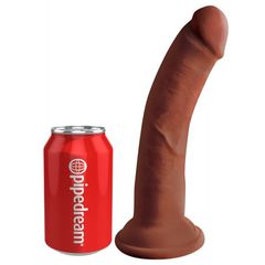 8" Triple Density Cock - Brown-thumb-1
