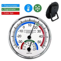 Αναλογικό Θερμόμετρο-Υγρόμετρο Ακριβείας TH101