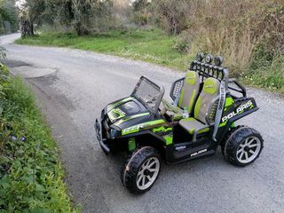 Παιδικό Ηλεκτροκίνητο Αυτοκίνητο Διθέσιο Peg Perego  Polaris Ranger RZR 24 Volt Πράσινο 