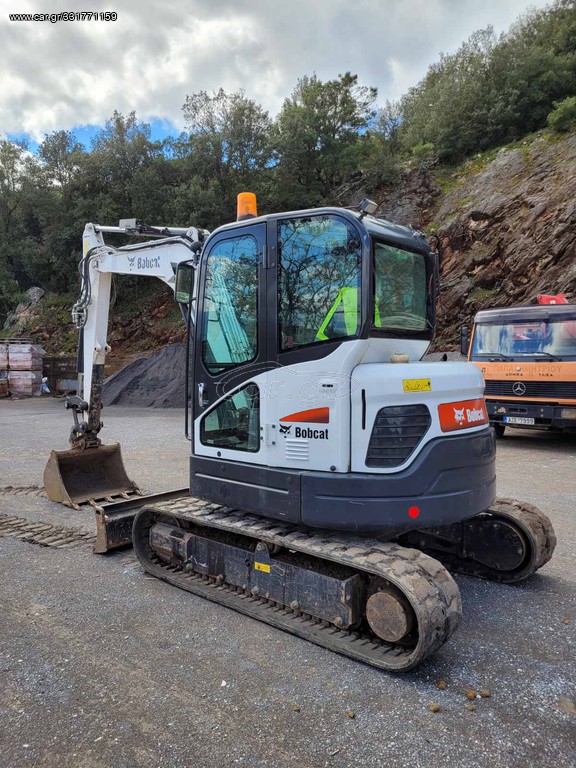 Εκσκαφέας Με Ερπύστριες Bobcat 2017 E62 ΠΙΝΑΚΙΔΕΣ Μ.Ε