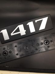 1417 mercedes Σήμα φορτηγού Λογότυπο 17,5X5cm
