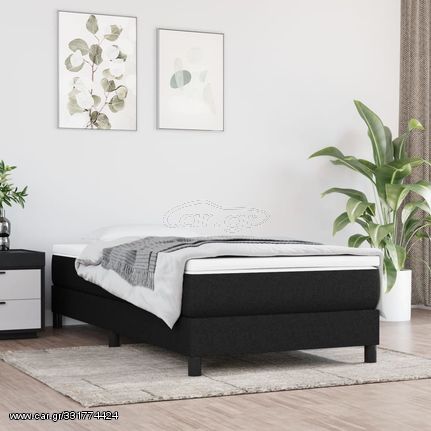 ΚΡΕΒΑΤΙ BOXSPRING ΜΕ ΣΤΡΩΜΑ ΜΑΥΡΟ 90X200 ΕΚ. ΥΦΑΣΜΑΤΙΝΟ 3144047