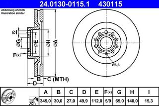 ΔΙΣΚΟΣ ΦΡΕΝΩΝ S3 - AUDI/SEAT/SKODA/VW