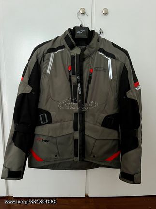 Μπουφάν μηχανής alpinestars andes v2 drystar jacket χρώμα green. Medium