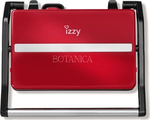 IZZY Panini Botanica IZ-2005 Τοστιέρα για 2 Τοστ 800W Red ΕΩΣ 12 ΔΟΣΕΙΣ