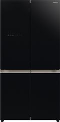 HITACHI R-WB640VRU0 Ψυγείο Ντουλάπα Side by Side Total NoFrost Black Glass A++ ΕΩΣ 12 ΔΟΣΕΙΣ