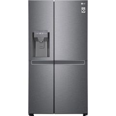 LG GSLV30DSXM Ψυγείο Ντουλάπα 634lt NoFrost Υ179xΠ91.3xΒ74.3εκ. Inox F ΕΩΣ 12 ΔΟΣΕΙΣ