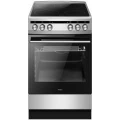 Amica SS 15 ECS Κουζίνα 68lt με Κεραμικές Εστίες Π50εκ. Α Inox