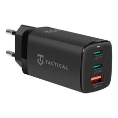 Φορτιστής Tactical FlashBang GaN 65W  1xUSB-A, 2xUSB-C Black