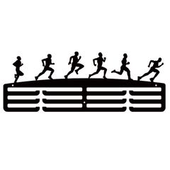 Κρεμάστρα μεταλλίων μεταλλική RUNNING MEN - 400*158*1,6mm