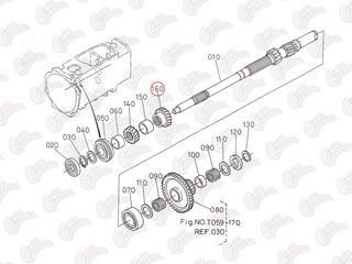 Γρανάζι μπριζντιρέκ 18 δόντια Kubota: 31351-21520-thumb-1