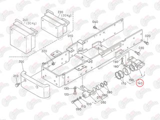 Καβαλέτο 4Χ4 DT πίσω Kubota: 37970-44800-thumb-1