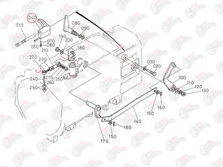 Φουρκέτα ραβέρσας Kubota: 31351-23240-thumb-1