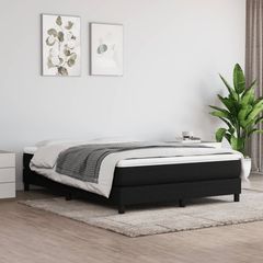 ΚΡΕΒΑΤΙ BOXSPRING ΜΕ ΣΤΡΩΜΑ ΜΑΥΡΟ 160X200 ΕΚ. ΥΦΑΣΜΑΤΙΝΟ 3144087