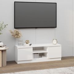 Έπιπλο Τηλεόρασης με Πόρτα Λευκό 102 x 30 x 36 εκ. 823350