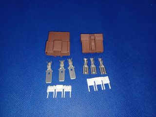 Connectors set 3 Pin Ανορθωτη και πλεξουδας για KTM 690- 950-990.