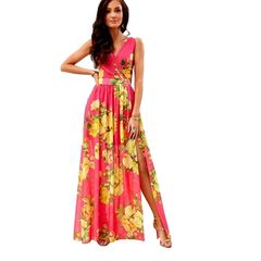 Καθημερινό Φόρεμα 176953 Roco Fashion Ροζ SUK0361 04D Pink