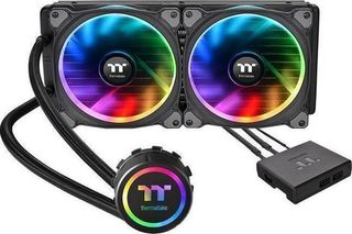 Thermaltake Floe Riing RGB 280 TT Premium Edition Υδρόψυξη Επεξεργαστή Διπλού Ανεμιστήρα 140mm για Socket AM4/1200/115x