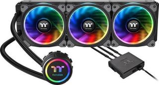 Thermaltake Floe Riing RGB 360 TT Premium Edition Υδρόψυξη Επεξεργαστή Τριπλού Ανεμιστήρα 120mm για Socket AM4/1200/115x