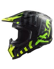 LS2 MX703 X-Force Barrier H-V Yellow Green