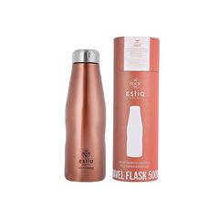 Θερμός Travel Flask Save the Aegean 500ml Rose Gold Estia Home Art 01-7836