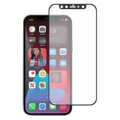 3D Tempered Glass Full Cover & Full Glue για iPhone 12 Pro Max- Μαύρο