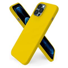 Θήκη Silky And Soft για iPhone 12 Pro Max - Κίτρινο