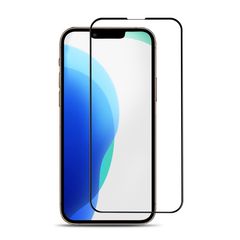3D Tempered Glass Full Cover & Full Glue για iPhone 13 Pro Max - Μαύρο