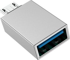 Αντάπτορας Borofone BV2 USB σε Micro USB - Ασημί-thumb-2