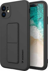 Θήκη Σιλικόνης Wozinsky Wozinsky Kickstand Flexible Back Cover για iPhone 12 Pro Max - Μαύρο