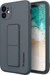 Θήκη Σιλικόνης Wozinsky Wozinsky Kickstand Flexible Back Cover για iPhone 12 Pro Max - Μπλε Μαρίν