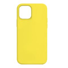 Θήκη σιλικόνης TPU Ultra Slim 0.3mm soft mat για Apple iPhone 12 Pro Max - Κίτρινο