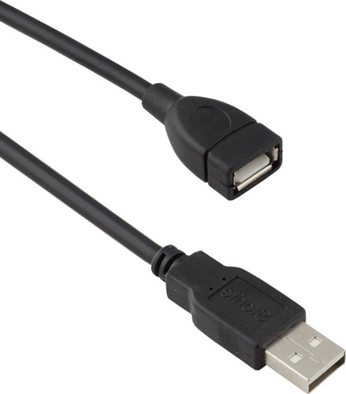 DeTech Καλώδιο USB-A M/F (1.5m)