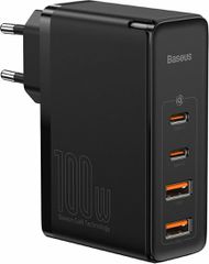 Φορτιστής Baseus GaN2 Pro Quick Charger 100W με 2 USB και 2 USB-C - Μαύρο