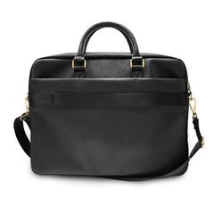 Guess Saffiano Script bag for a 16" laptop - black-thumb-2