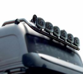 Μπάρα Οροφής Ανοξείδωτη Μακρύα INOX για VOLVO FH 2001-2012 Standard cab