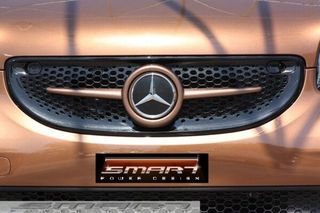 Επικαθήμενη μασκα autumn brown metallic για Smart fortwo coupe & cabrio W 453 με γνήσιο σήμα Mercedes