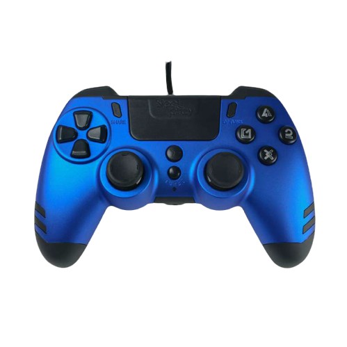 STEELPLAY - MetalTech Wired Controller - BLUE / PlayStation 4