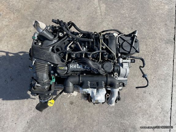 Κινητήρας HHDA Ford,Citroen,Peugeot,Volvo 1.6 TDCi