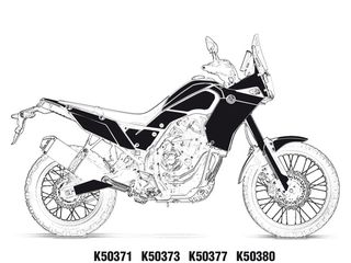 ΚΙΤ ΑΥΤΟΚΟΛΗΤΑ UNIRACING για YAMAHA Tenere 700 MΠΛΕ-ΜΑΥΡΟ (60th anniversary) mont.2019-2022-thumb-3