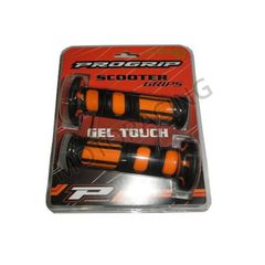 ΧΕΙΡΟΛΑΒΕΣ ΜΗΧΑΝΗΣ ΜΑΥΡΟ - ΠΟΡΤΟΚΑΛΙ PROGRIP 601 SCOOTER