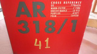 ALFA ROMEO 156, LANCIA LYBRA 1999 - 2005.// ΦΙΛΤΡΟ ΑΕΡΑ AR318 / 1 Υψος mm 257, Εσωτερική διάμετρος mm 104,5, Εξωτερική Διάμετρος mm 149,5  \\ Γ Ν Η Σ Ι Α-ΚΑΛΟΜΕΤΑΧΕΙΡΙΣΜΕΝΑ-ΑΝΤΑΛΛΑΚΤΙΚΑ