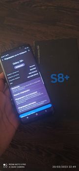 Samsung galaxy s8 plus με κουτί και παρελκόμενα πλήρως λειτουργικό δίνεται ανατολικά περιοχή Χαριλάο